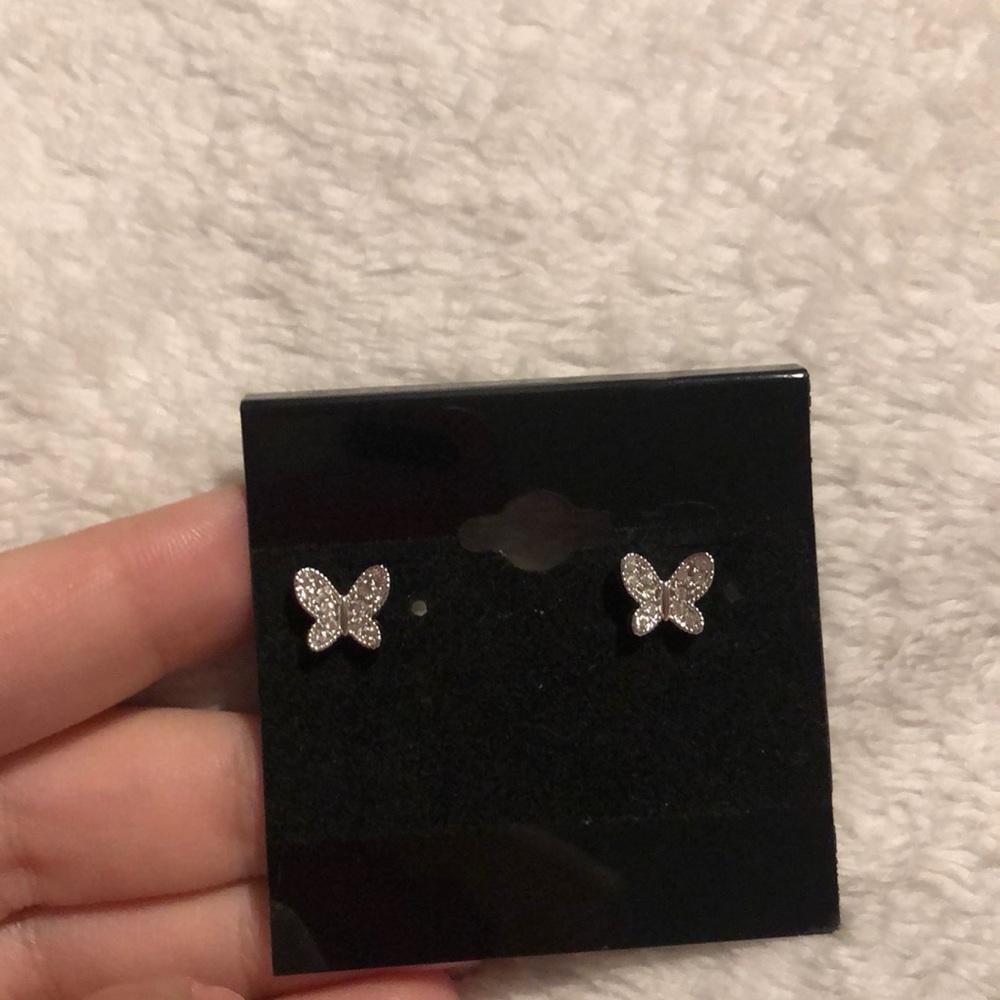 Swarovski Mini Butterfly Earrings
